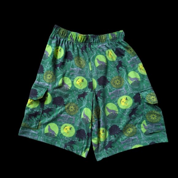 L.L. Bean Green Boys Pajama Shorts - Picture 1 of 2